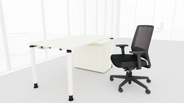 Komplettbüro,  Schreibtisch, Rollcontainer und Bürostuhl #2
